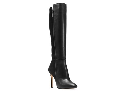 michael kors tall leather boots|michael kors boots high heel.